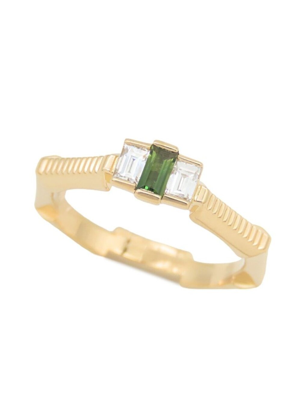 Gucci Link to Love Yellow Gold 18K Tourmaline Diamond Ring